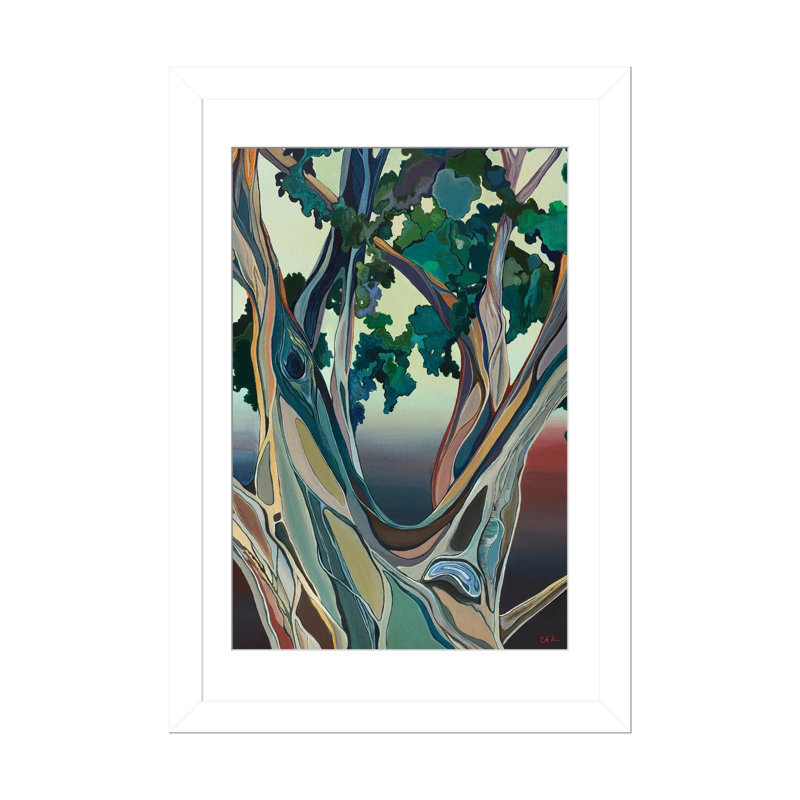 Big Tree In Honolulu_1PFA, White Framed, 32" H x 24" W