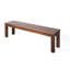 Banc en bois rustique 62,34 po 2 - à éléments, look 2 bancs, construction