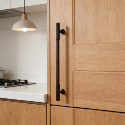 10-Pack Matte Black Cabinet Pulls, 3.75 Inch Hole Center Zinc Alloy Handles For Kitchen Cabinets, Drawers, Wardrobes And Cupboards