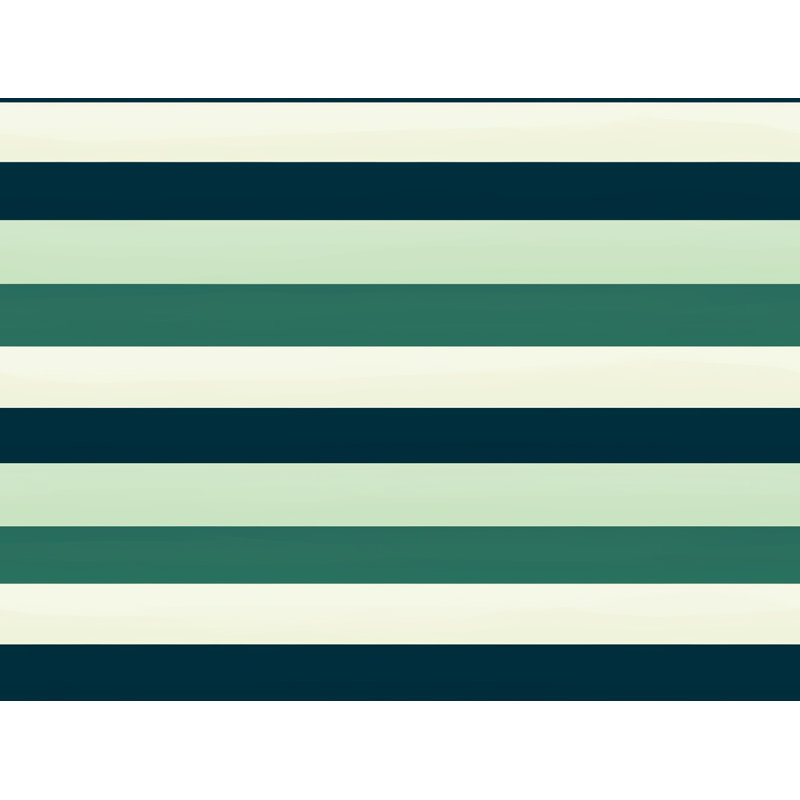 Striped Comforter, Twin Extra Long Comforter, Green/Blue