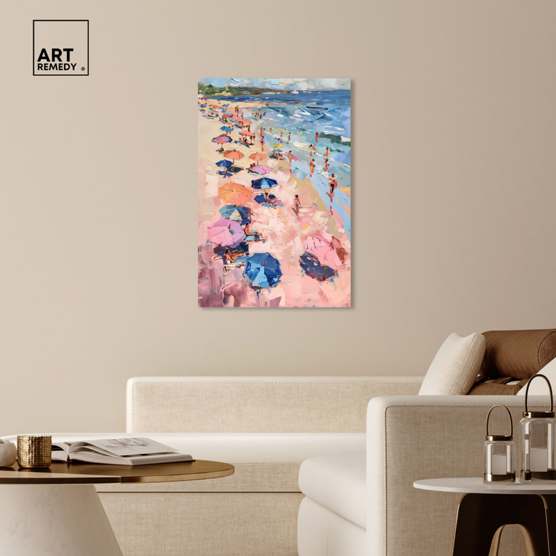 Beach Side Joys, Toile tendue, H 45 po x l 30 po