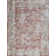 Antique Loom Rust/Blue Polyester powerloom Area Rug
