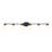 Modern 6-light Matte black vanity light-724168518
