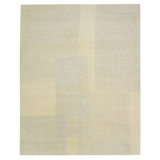 Sketch Bamboo Slat / Seagrass Striped Area Rug