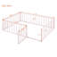 Structure de lit en métal avec clôture et porte-303810721-303810734
