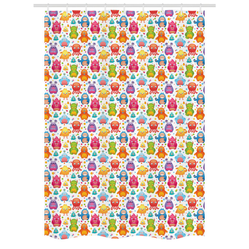 %100 Polyester Semi Sheer Curtain Single Panel, 54" W x 78" L