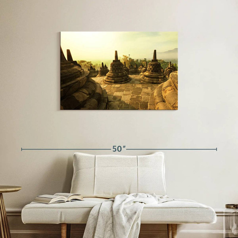 Adella Borobudur Buddhist Temple, 24" H x 36" W