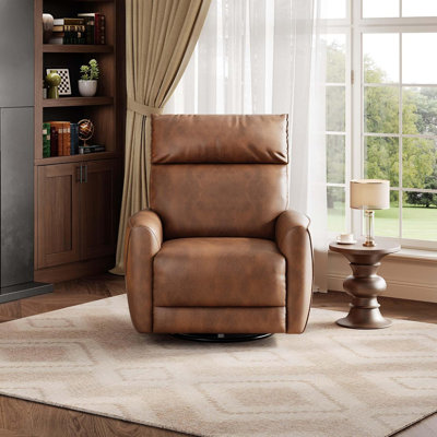 Fauteuil inclinable électrique, chaise berçante pivotante pour adultes, fauteuil de chambre de bébé inclinable et coulissant en tissu avec ports USB, siège de canapé simple ergonomique à haut dossier pour le salon