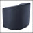 Faux Leather Swivel Barrel Chair-1516826004