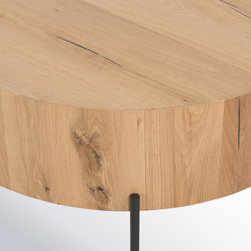 Eaton Coffee Table, Light Oak Resin