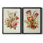 Antique Floral Bouquet III - Ensemble de 2 impressions sur toile encadrées-1970339342-1970339444