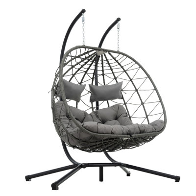 Ensemble de 2 chaises luxueuses pour l'intérieur et l'extérieur avec support - Style et confort ultimes