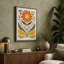 Geometric Floral Rhythm Mid-Century - Wrapped Canvas-1208247552-1208247560