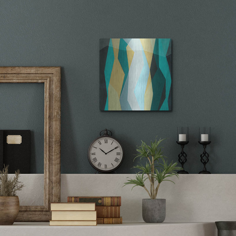 «Color Block Pattern II» par Grace Popp, H 12 po x l 12 po