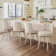 Arleine Swivel Upholstered Counter Stool with Solid Wood Frame