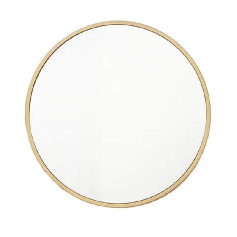 Miroir Evans, 32" x 32", Doré