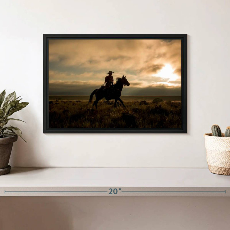 The Drive, 13" X 9", Floating Frame Black