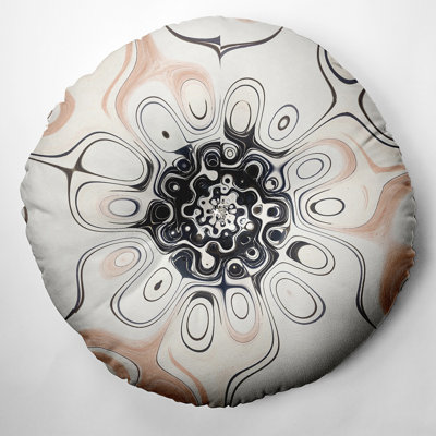 Abstract Reversible Throw Pillow