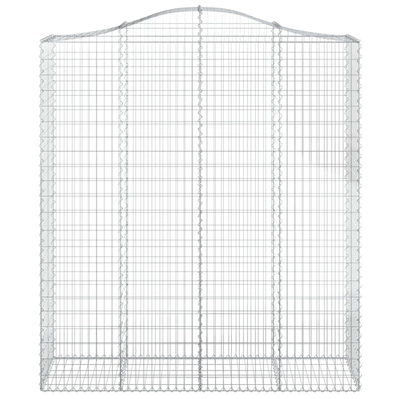 Briane Silver Galvanised Iron, 240cm H x 200cm W x 50cm D