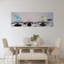 «Vibrant Liquide Collisions Abstract Colorful Vibrant», art mural-1690141686