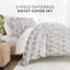 Ensemble de housse de couette 3 pièces à motif ultra doux - Serenity-128498577-128498581