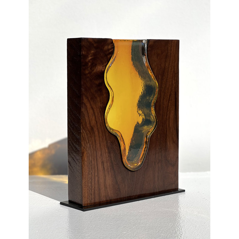 Handmade Wood Table Vase
