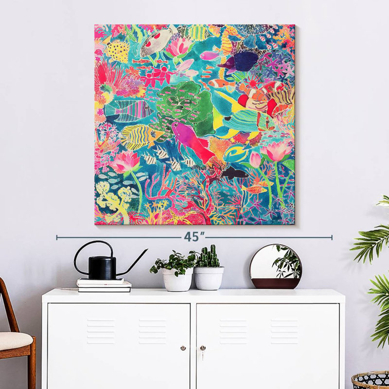 Brampt Underwater Rainbow, 33" H x 33" W