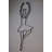 Handmade Modern People Wall Decor on Metal