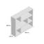 Tonto 105cm H x 120cm W Standard Bookcase-71235700