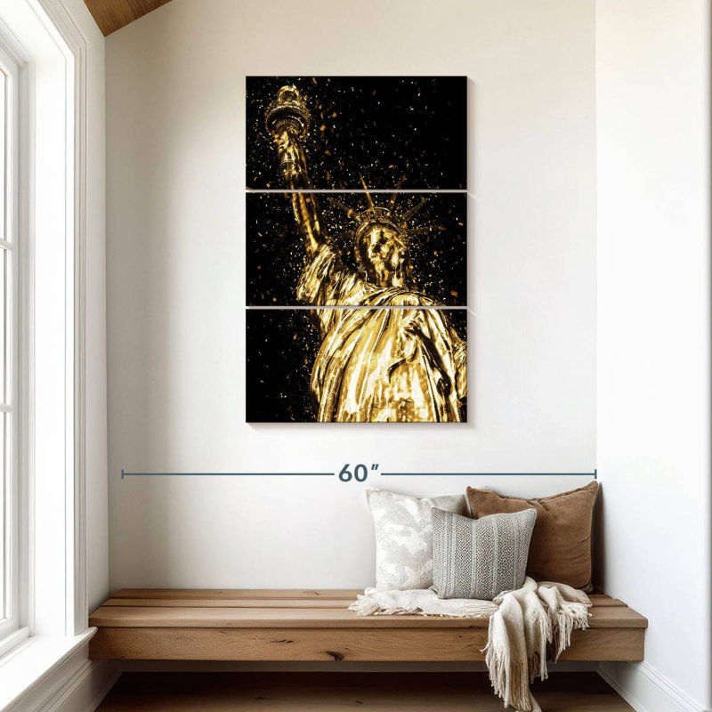 Nicci Golden Lady Liberty, H 45 po x l 28 po