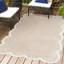 Tapis d'intérieur / extérieur festonné deux tons beige / crème Manado Classic Cottage-1355782617