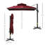 Parasol de patio décalé 10 pi Outsunny