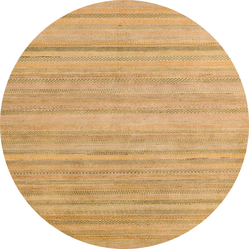 Tapis abstrait moderne 4695, Rond 7 pi
