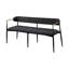 Banc en chenille noir-1552187747