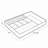 Large Clear Cosmetic Organizer for Counter with Compartments