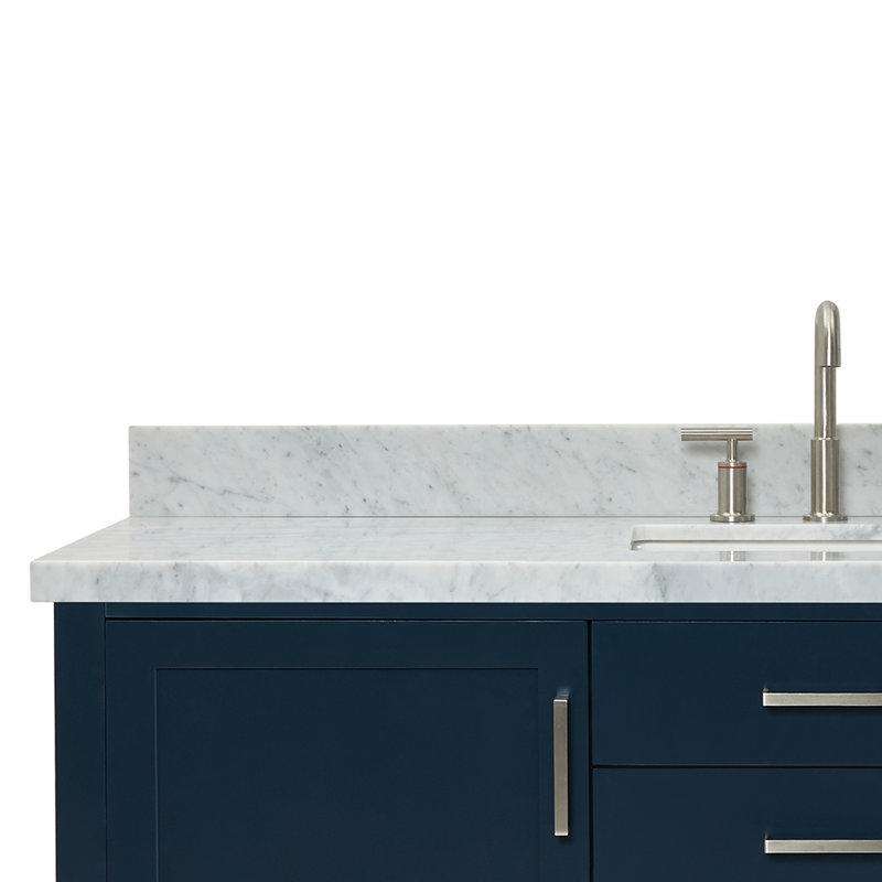 Bayhill 61" W Single Bathroom Vanity Set, 61", Navy