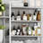 Pure White 8-Layer Toilet Storage Rack, With Side Shelf + Adjustable Shelf + Drain Basket, Independent Storage, Suitable For Multiple Scenarios.-2120458203