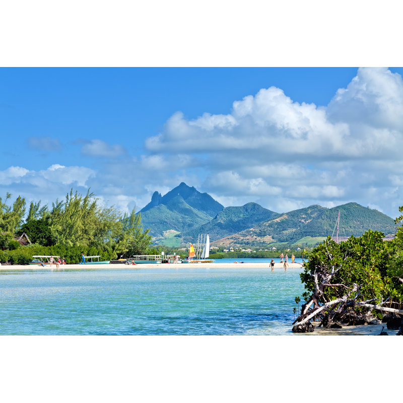 Ile Aux Cerfs - Wrapped Canvas Print, 30cm H x 46cm W x 3.8cm D