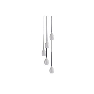 Izza 5 - Light Black Cluster Pendant