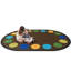 Tapis brun touffeté Lots of Dots-1479373371