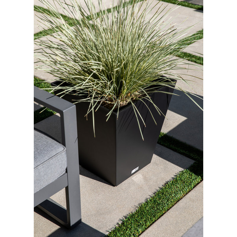 Pure Series Nobleton Planter, 22" H x 19" W x 19" D, 1, Black