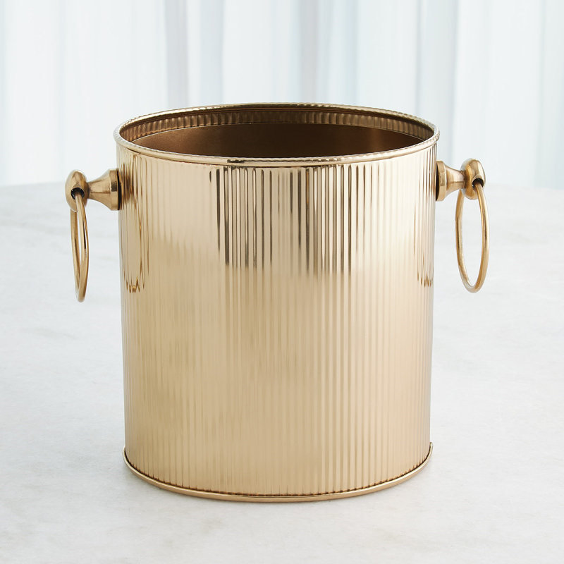 Winston Ice Bucket-Brass-Lg