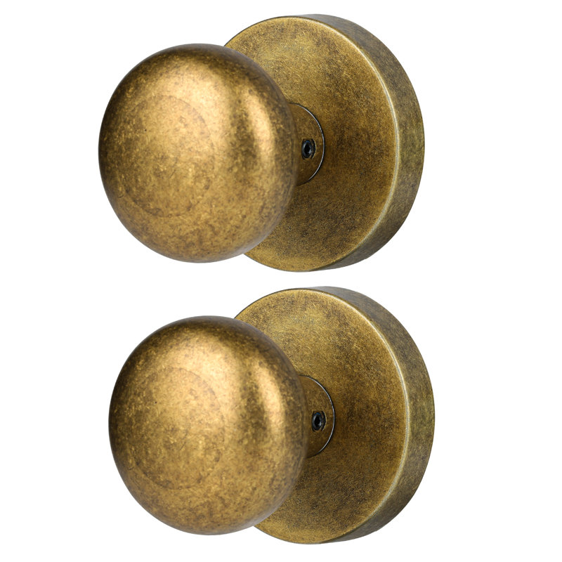 Coolnews Dummy Metal Door Knobs, Antique Copper