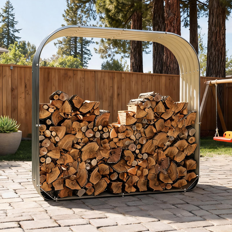 Support de rangement extérieur polyvalent en bois galvanisé gris neutre 57,1 x 57,1 po