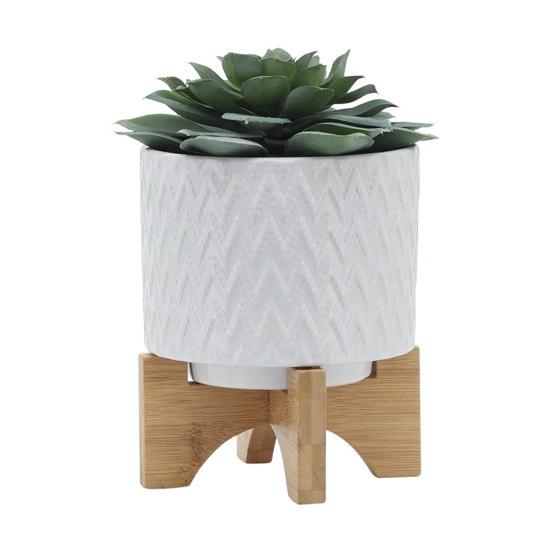Comprend des pots de fleurs pour porte-plantes, H 8 po x l 6 po x P 6 po