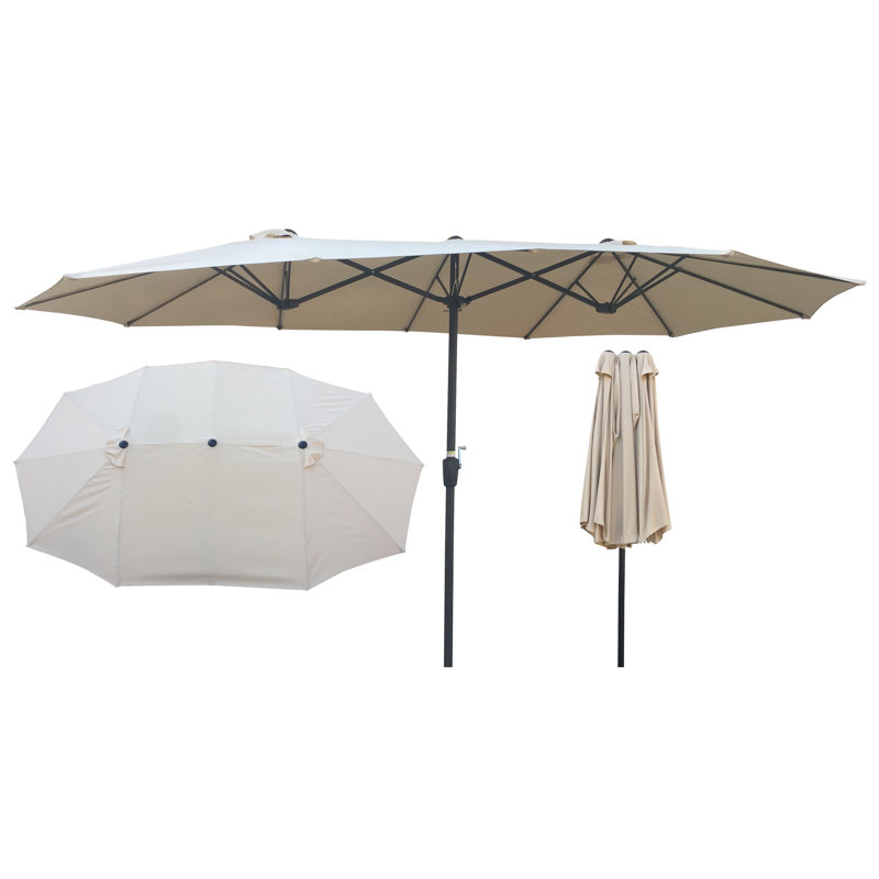 Parasol de marché 15 pi Helzer, Tanné