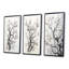 «Grey White Tree Graphite Whispers», 3 pièces sur toile-1446193474-1446193473