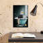 Bald Eagle Reading Bath Peaceful Surreal Whimsical Bird Eagle Wildlife Landscape Wall Art Print 1 Piece Wrapped Canvas Wall Art-193405242
