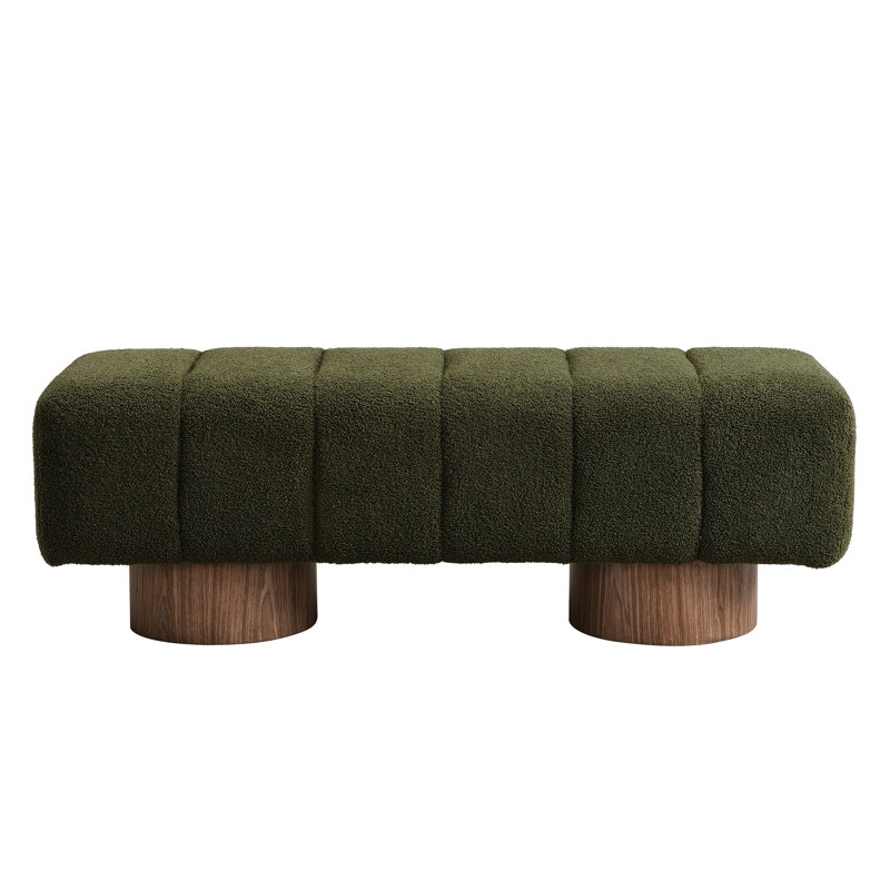 Boucle Upholstered Dining Stool, No Setup, 300 Lbs Capacity, Versatile For Room Furnishing Arrangement Ideas Concepts