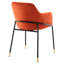 Fauteuil de salle à manger en velours Jovi Performance-1565890236